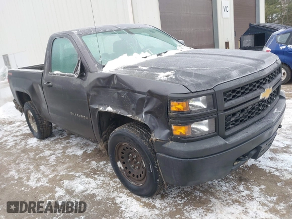 2015 Chevrolet Silverado 1500 Work Truck with VIN 1GCNKPEH2FZ425280, listed as a IAAI auction lot 41163090 with 62,766 mi miles. Bid and sale history available at carsss.com. Image 1.