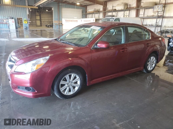 2012 Subaru Legacy 2.5i with VIN 4S3BMCA64C3018456, listed as a Copart auction lot 49495655 with 124,054 mi miles and Salvage Title. Bid and sale history available at carsss.com. Image 1.