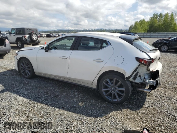 2021 Mazda Mazda3 Hatchback Preferred with VIN JM1BPALL2M1305466, listed as a Copart auction lot 55178565 with 21,292 mi miles and Salvage Title. Bid and sale history available at carsss.com. Image 2.