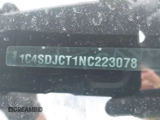 2022 Dodge Durango R/T z VIN 1C4SDJCT1NC223078, wystawiony jako IAAI lot #41990552 z przebiegiem 40 319 mil mil oraz . Historia ofert i sprzedaży dostępna na DreamBid. Obrazek 17.