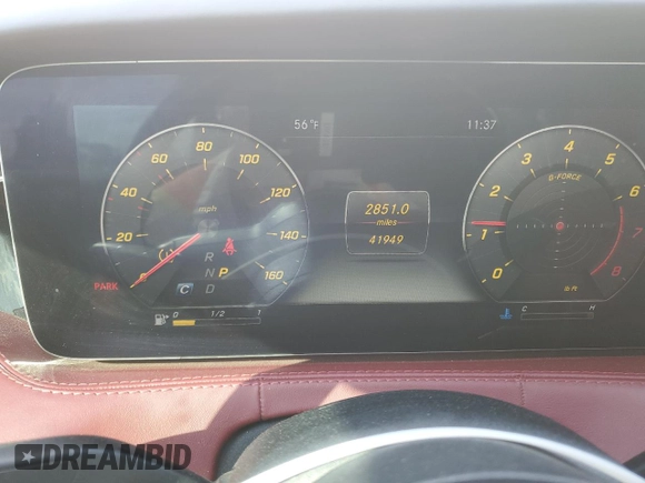 2019 Mercedes-Benz S-Class S 560 with VIN WDDXK8DB2KA040053, listed as a Copart auction lot 87759755 with 41,949 mi miles and Salvage Title. Bid and sale history available at carsss.com. Image 9.