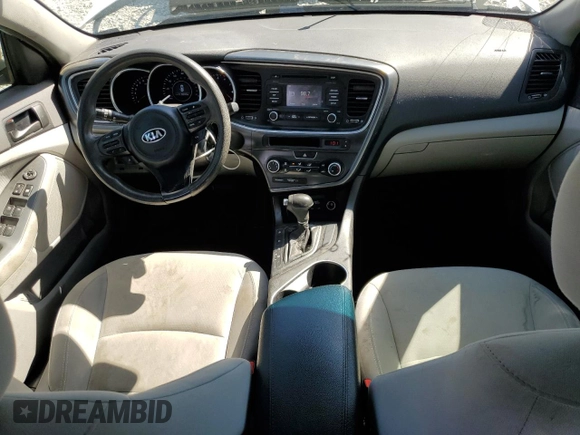 2014 Kia Optima LX with VIN 5XXGM4A71EG275842, listed as a Copart auction lot 44703965 with 153,169 mi miles and Salvage Title. Bid and sale history available at carsss.com. Image 8.