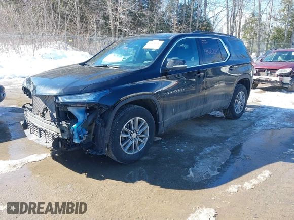 2023 Chevrolet Traverse LT Leather with VIN 1GNEVHKW7PJ260835, listed as a IAAI auction lot 41620347 with 18,488 mi miles. Bid and sale history available at carsss.com. Image 2.
