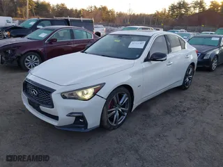 2019 Infiniti Q50 3.0t LUXE with VIN JN1EV7AR2KM591802, listed as a IAAI auction lot 41722787 with 78,726 mi miles. Bid and sale history available at carsss.com. Image 17.
