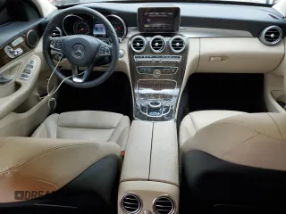 2017 Mercedes-Benz C 300 with VIN 55SWF4KB3HU217567, listed as a Copart auction lot 61574015 with 97,664 mi miles and Salvage title. Bid and sale history available at DreamBid. Image 8.