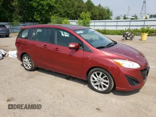 2014 Mazda 5 Grand Touring with VIN JM1CW2DL7E0168978, listed as a Copart auction lot 60662005 with 186,288 mi miles and Clean title. Bid and sale history available at DreamBid. Image 4.