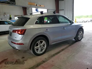 2021 Audi Q5 Premium with VIN WA1G2AFY9M2048564, listed as a Copart auction lot 89156695 with 59,950 mi miles and Salvage title. Bid and sale history available at DreamBid. Image 3.