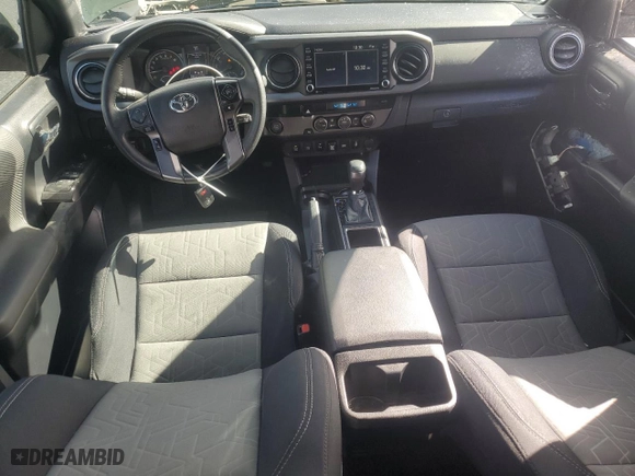 2021 Toyota Tacoma 2WD SR5 with VIN 3TMAZ5CN0MM155035, listed as a Copart auction lot 49480275 with 54,541 mi miles and Salvage Title. Bid and sale history available at carsss.com. Image 8.