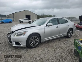 2014 Lexus LS 460 with VIN JTHCL5EFXE5022496, listed as a Copart auction lot 53890885 with 137,226 mi miles and Salvage title. Bid and sale history available at DreamBid. Image 1.
