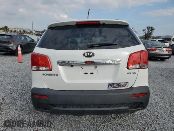 2012 Kia Sorento EX with VIN 5XYKU4A20CG291439, listed as a Copart auction lot 43806635 with 0 mi miles and Salvage Title. Bid and sale history available at carsss.com. Image 6.