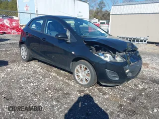 2013 Mazda Mazda2 Sport with VIN JM1DE1KY5D0166967, listed as a IAAI auction lot 41387113 with 167,463 mi miles. Bid and sale history available at carsss.com. Image 1.