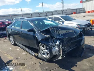 2012 Toyota Camry L with VIN 4T1BF1FK1CU114782, listed as a IAAI auction lot 41844323 with 211,640 mi miles and . Bid and sale history available at carsss.com. Image 1.