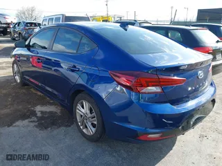 2019 Hyundai Elantra SEL with VIN 5NPD84LF3KH419838, listed as a IAAI auction lot 41915836 with 81,883 mi miles. Bid and sale history available at carsss.com. Image 3.