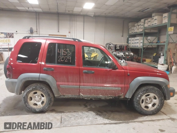 2005 Jeep Liberty Sport with VIN 1J4GL48K75W706173, listed as a IAAI auction lot 41532029 with 140,795 mi miles and . Bid and sale history available at DreamBid. Image 14.