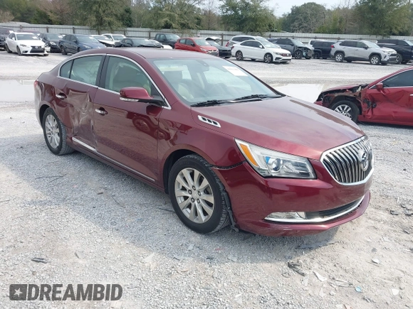 2015 Buick LaCrosse Leather with VIN 1G4GB5GR1FF296173, listed as a IAAI auction lot 41611401 with 56,673 mi miles and . Bid and sale history available at DreamBid. Image 1.