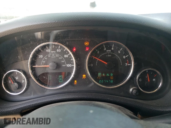 2014 Jeep Wrangler Unlimited Rubicon with VIN 1C4BJWFGXEL291187, listed as a Copart auction lot 54897675 with 227,478 mi miles and Salvage title. Bid and sale history available at DreamBid. Image 9.