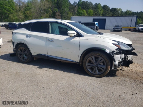 2023 Nissan Murano Platinum with VIN 5N1AZ2DJ3PC114829, listed as a Copart auction lot 51011075 with 60,729 mi miles and Salvage Title. Bid and sale history available at carsss.com. Image 4.