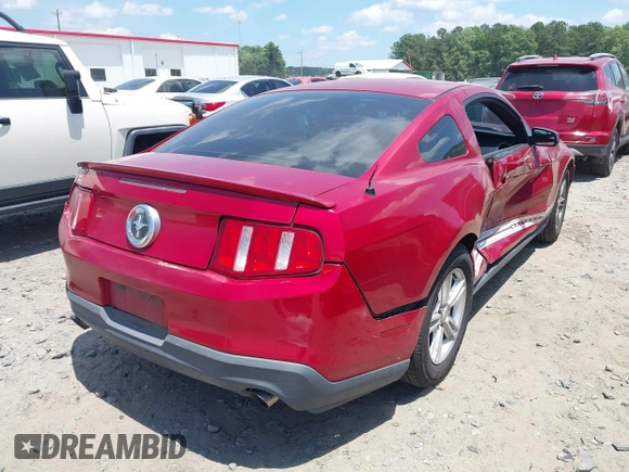 2012 Ford Mustang Premium with VIN 1ZVBP8AM7C5283408, listed as a IAAI auction lot 42547151 with 181,318 mi miles and . Bid and sale history available at DreamBid. Image 4.