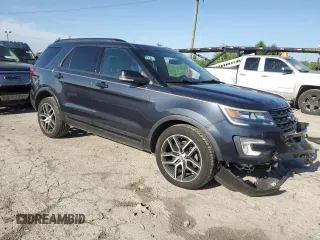 2017 Ford Explorer Sport with VIN 1FM5K8GT2HGD82948, listed as a Copart auction lot 57277915 with 93,594 mi miles and Clean title. Bid and sale history available at DreamBid. Image 4.
