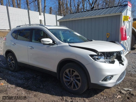 2016 Nissan Rogue SV with VIN 5N1AT2MV1GC859809, listed as a IAAI auction lot 41923286 with 113,940 mi miles. Bid and sale history available at carsss.com. Image 1.