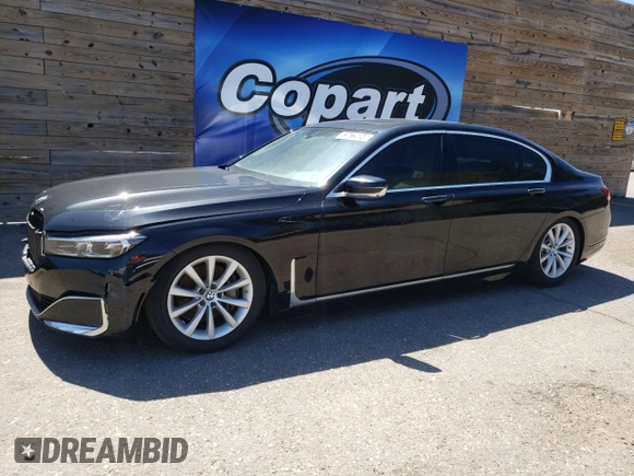 2020 BMW 7 Series with VIN DPSMN178933, listed as a Copart auction lot 53672654 with 37,383 mi miles and . Bid and sale history available at DreamBid. Image 1.