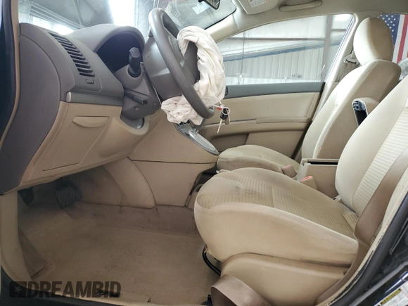 2007 Nissan Sentra 2.0 with VIN 3N1AB61E57L681106, listed as a Copart auction lot 53170925 with 213,535 mi miles and Salvage title. Bid and sale history available at DreamBid. Image 7.