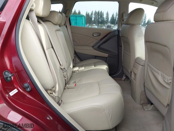 2009 Nissan Murano SL with VIN JN8AZ18W39W144701, listed as a IAAI auction lot 42014230 with 89,063 mi miles. Bid and sale history available at carsss.com. Image 8.