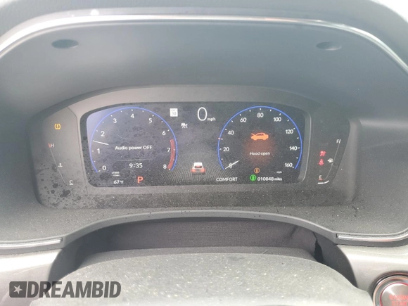 2024 Acura Integra with VIN 19UDE4H26RA012050, listed as a Copart auction lot 55826545 with 10,848 mi miles and Salvage title. Bid and sale history available at DreamBid. Image 9.