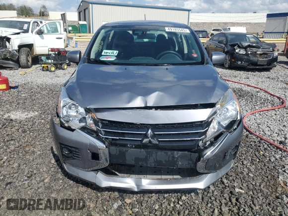 2022 Mitsubishi Mirage ES z VIN ML32AUHJ8NH004769, wystawiony jako Copart lot #49185545 z przebiegiem 82 629 mil mil oraz Szkoda całkowita • Salvage title. Historia ofert i sprzedaży dostępna na DreamBid. Obrazek 5.