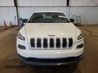 2017 Jeep Cherokee Sport with VIN 1C4PJMAB1HD227365, listed as a Copart auction lot 49215805 with 122,393 mi miles and Salvage Title. Bid and sale history available at carsss.com. Image 5.