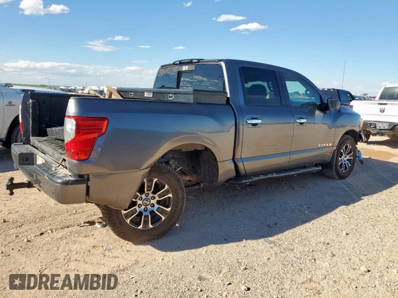 2021 Nissan Titan Pro-4X with VIN 1N6AA1ED9MN521808, listed as a Copart auction lot 58806585 with 108,808 mi miles and Salvage title. Bid and sale history available at DreamBid. Image 3.