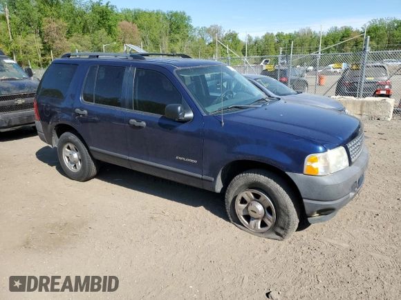 2004 Ford Explorer XLS with VIN 1FMZU72K54UA55105, listed as a Copart auction lot 53637215 with Not provided miles and Salvage title. Bid and sale history available at DreamBid. Image 4.
