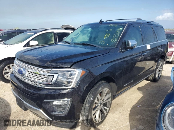 2020 Ford Expedition Platinum with VIN 1FMJU1LT9LEA68496, listed as a Copart auction lot 76551844 with Not provided miles and Non repairable. Bid and sale history available at DreamBid. Image 1.