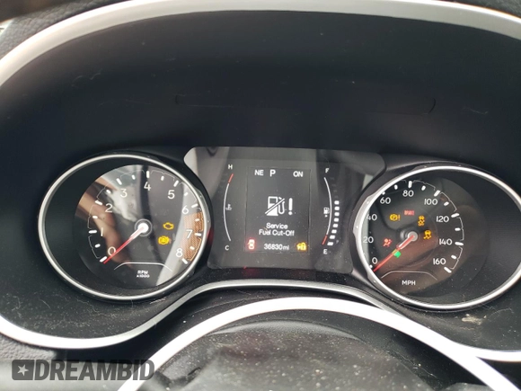 2021 Jeep Compass Altitude with VIN 3C4NJDBB7MT551883, listed as a Copart auction lot 69790784 with 36,830 mi miles and Clean title. Bid and sale history available at DreamBid. Image 9.