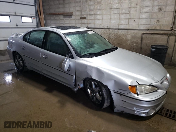 2001 Pontiac Grand Am GT with VIN 1G2NW52E11C194696, listed as a Copart auction lot 47326205 with 248,019 mi miles and Salvage Title. Bid and sale history available at carsss.com. Image 4.