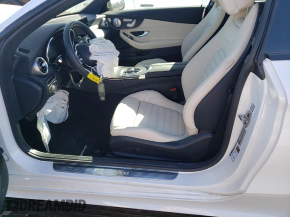 2023 Mercedes-Benz C 300 with VIN W1KWJ8EB8PG131247, listed as a Copart auction lot 40616584 with 823 mi miles and . Bid and sale history available at DreamBid. Image 7.