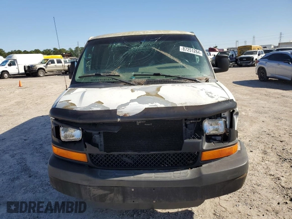 2010 Chevrolet Express Cargo Van with VIN 1GCUGADX4A1120633, listed as a Copart auction lot 87251264 with 254,421 mi miles and Clean Title. Bid and sale history available at carsss.com. Image 5.