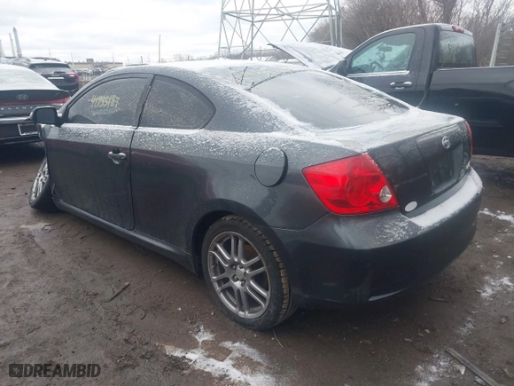 2005 Scion tC with VIN JTKDE177X50044793, listed as a IAAI auction lot 41735187 with 186,658 mi miles. Bid and sale history available at carsss.com. Image 3.