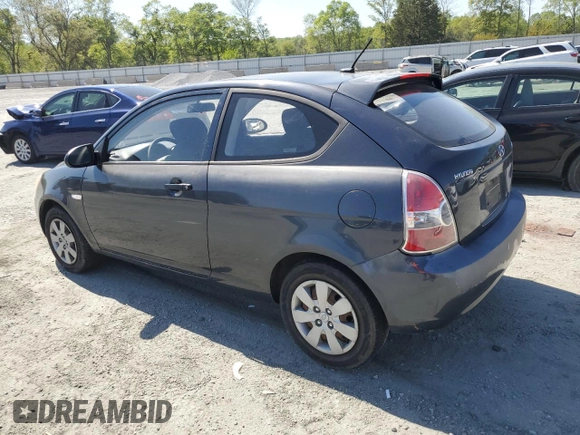 2008 Hyundai Accent GS with VIN KMHCM36C98U102546, listed as a Copart auction lot 52555415 with 159,468 mi miles and Salvage Title. Bid and sale history available at carsss.com. Image 2.