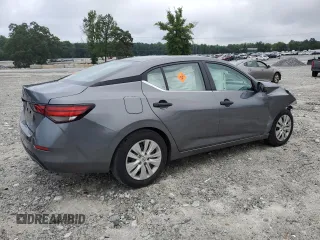 2024 Nissan Sentra S with VIN 3N1AB8BV3RY289757, listed as a Copart auction lot 60751805 with 37,060 mi miles and Salvage title. Bid and sale history available at DreamBid. Image 3.