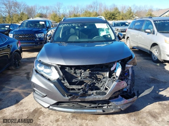2019 Nissan Rogue SV with VIN 5N1AT2MV9KC715515, listed as a IAAI auction lot 41720955 with 102,542 mi miles. Bid and sale history available at carsss.com. Image 13.