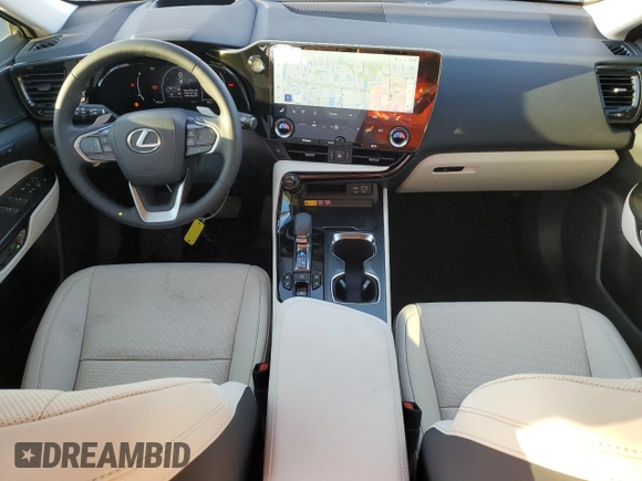 2025 Lexus NX with VIN JTJHGCEZ5S2023396, listed as a Copart auction lot 45227845 with 9,898 mi miles and Salvage Title. Bid and sale history available at carsss.com. Image 8.