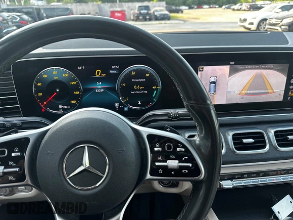 2020 Mercedes-Benz GLE 350 with VIN 4JGFB4KB7LA110886, listed as a Copart auction lot 60908345 with 83,289 mi miles and Clean title. Bid and sale history available at DreamBid. Image 8.