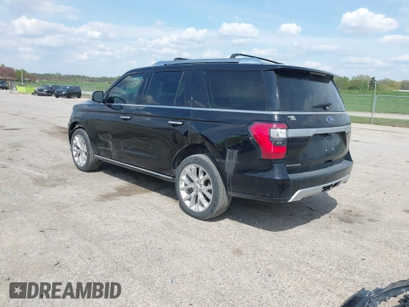 2019 Ford Expedition Platinum with VIN 1FMJU1MT2KEA09318, listed as a IAAI auction lot 42100876 with 90,330 mi miles and . Bid and sale history available at DreamBid. Image 3.