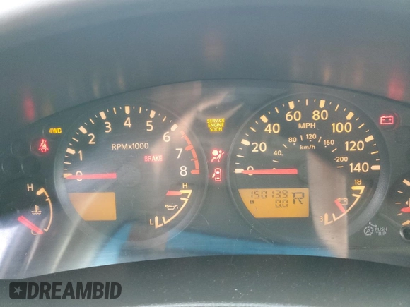 2006 Nissan Frontier SE with VIN 1N6AD06W86C421103, listed as a Copart auction lot 45741505 with 150,139 mi miles and Salvage title. Bid and sale history available at DreamBid. Image 9.
