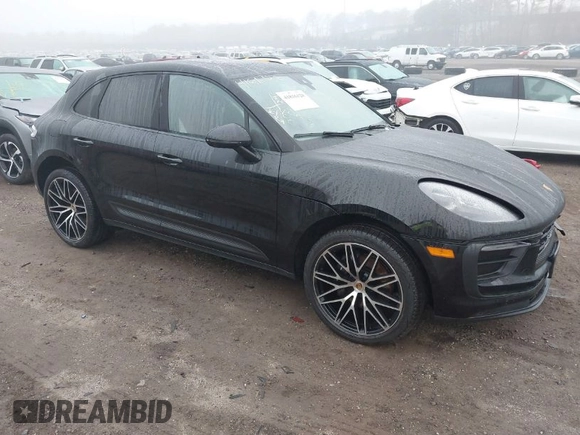 2023 Porsche Macan with VIN WP1AA2A52PLB09848, listed as a IAAI auction lot 41816128 with 19,975 mi miles. Bid and sale history available at carsss.com. Image 1.
