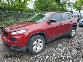 2015 Jeep Cherokee Sport z VIN 1C4PJMAB7FW660058, wystawiony jako Copart lot #56705715 z przebiegiem 87 700 mil mil oraz Szkoda całkowita • Salvage title. Historia ofert i sprzedaży dostępna na DreamBid. Obrazek 1.