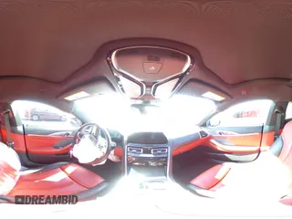 2020 BMW 8 Series M850i with VIN WBAGV8C0XLCE55564, listed as a Copart auction lot 54543135 with 45,704 mi miles and Salvage title. Bid and sale history available at DreamBid. Image 14.