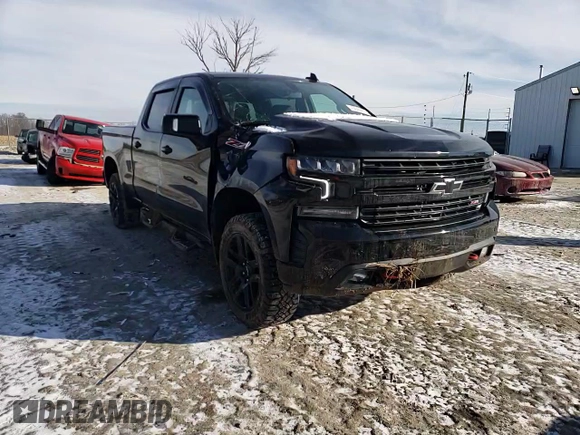 2021 Chevrolet Silverado 1500 LT Trail Boss with VIN 1GCPYFED7MZ308497, listed as a Copart auction lot 45048465 with 81,989 mi miles and Salvage Title. Bid and sale history available at DreamBid. Image 11.