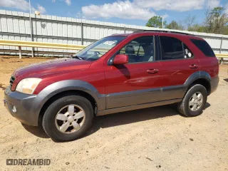 2008 Kia Sorento EX with VIN KNDJC736585820108, listed as a Copart auction lot 53294805 with 182,171 mi miles and Salvage Title. Bid and sale history available at carsss.com. Image 1.